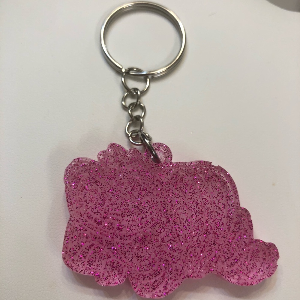 ๐ Handmade Cheshire Cat glow in the dark Keychain - Picture 2 of 5
